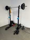 Rack de musculação ajustável (altura e largura)