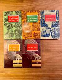 Pack 5 livros - O Vagabundo da Selva - Louis Jacolliot (portes grátis)