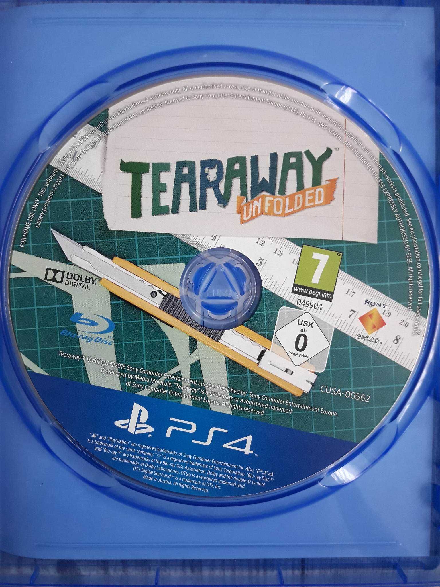 Gra Tearaway Unfolded Polska Wersja PS4/PS5 Playstation