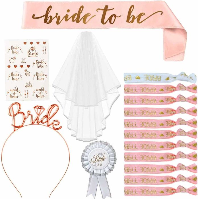 Despedida de solteira véu de noiva bride to be -vários acessórios NOVO