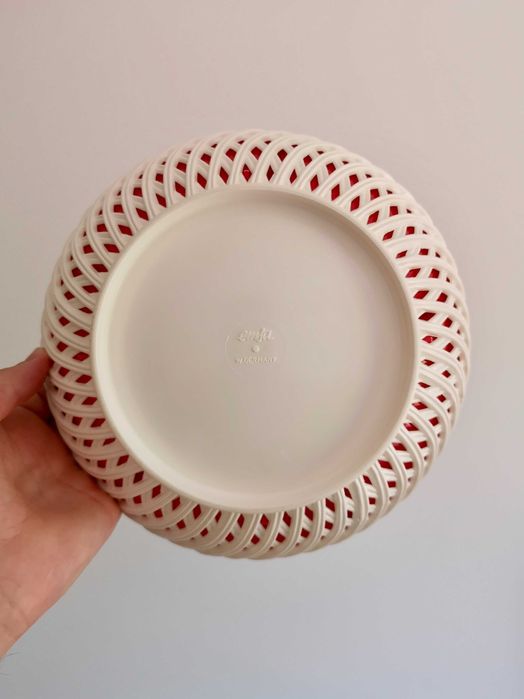 Travessa de petiscos em plástico rígido Emsa – anos 70 / 80