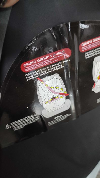 Cadeira Auto Grupo 1 (Asalvo)