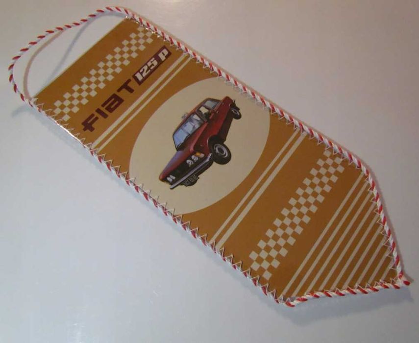 Proporczyk Polski FIAT 125 p 125p Duży Fiat Taxi FSO ideał 2