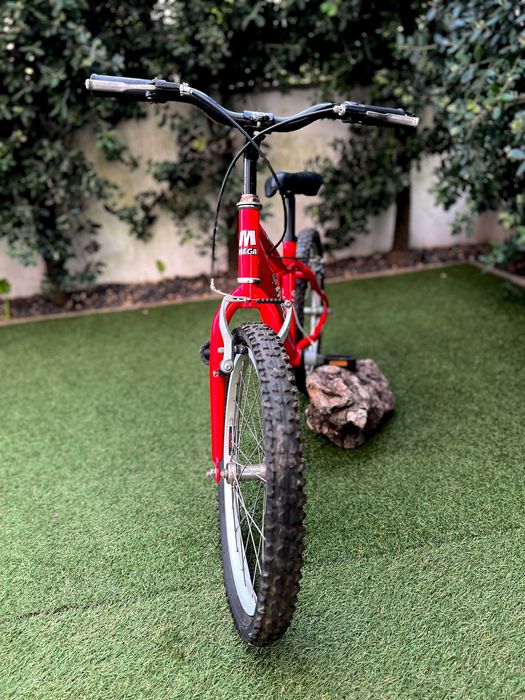 BICICLETA Vermelha : Criança 6 a 9 Anos :  Roda 20''