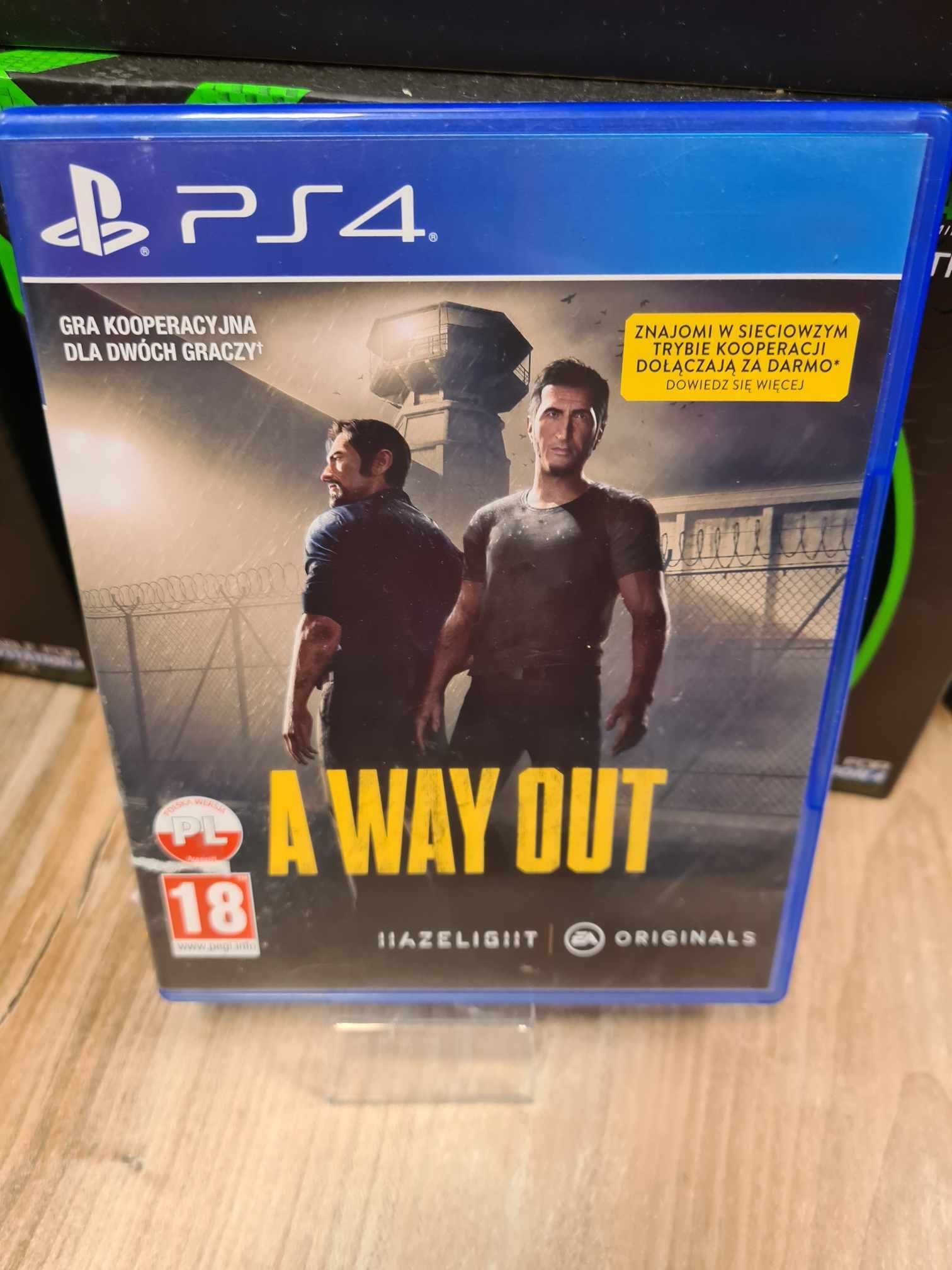 A Way Out PS4 PS5 PL Rodzynek Najlepsza gra na 2 Osoby Sklep!