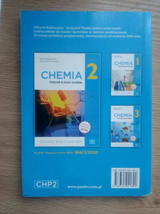 Podręcznik chemia 2 podstawa
