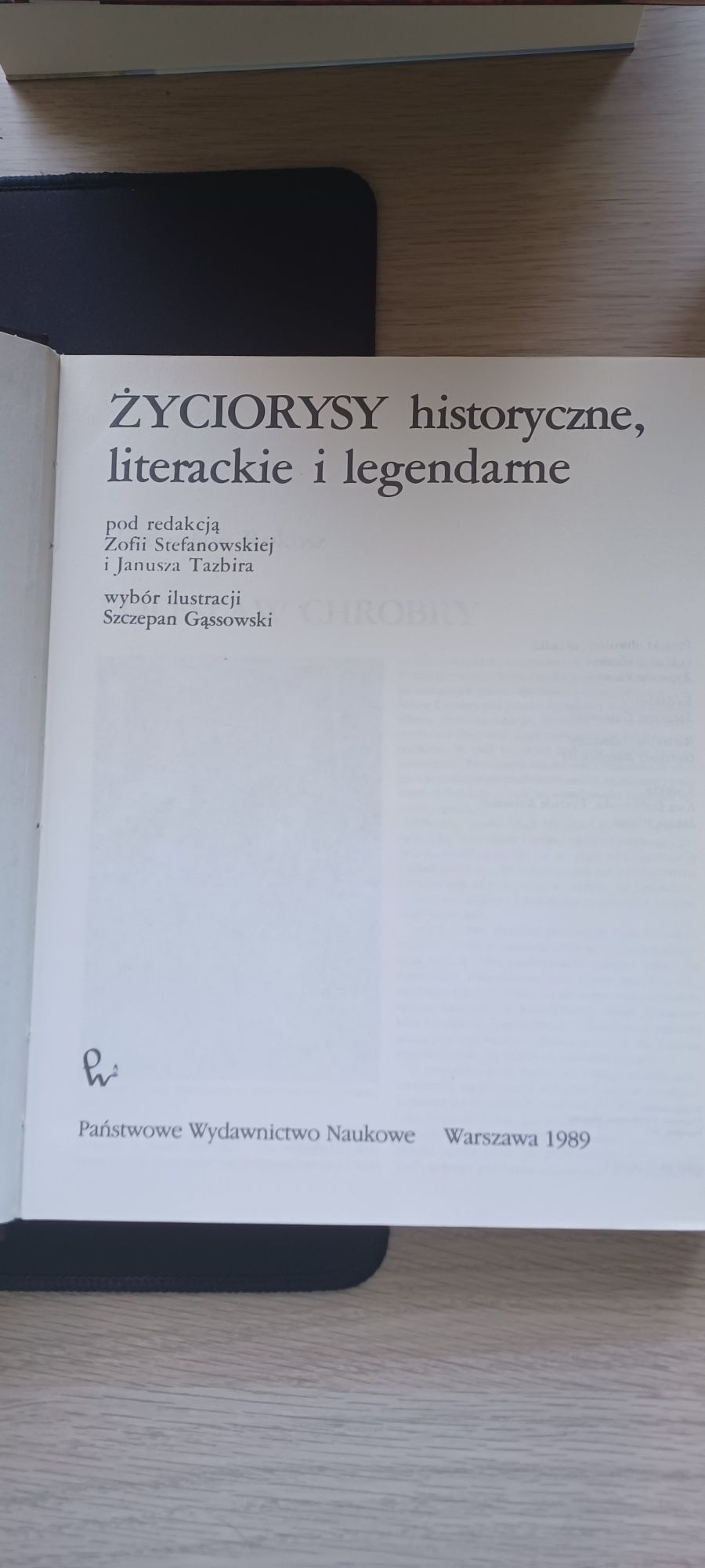 Książka Życiorysy historyczne literackie i legendarne