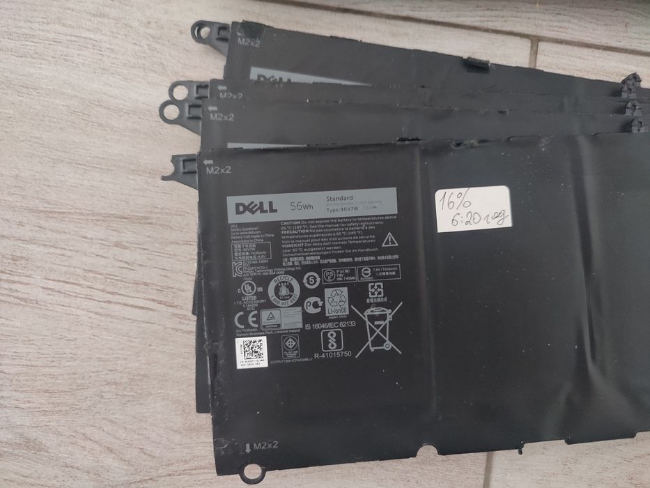 Батарея АКБ Dell DXGH8 90V7W XPS 13 9370\9380\9350\9343\5390\3301