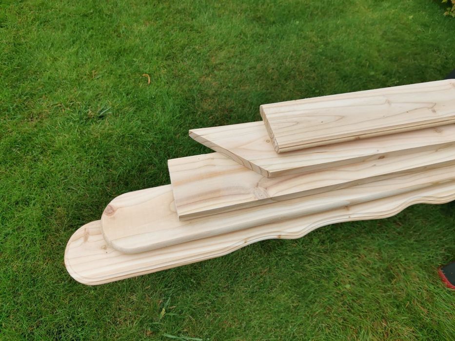 Sztachety drewniane PRODUCENT świerk i modrzew. Suche deski balkonowe