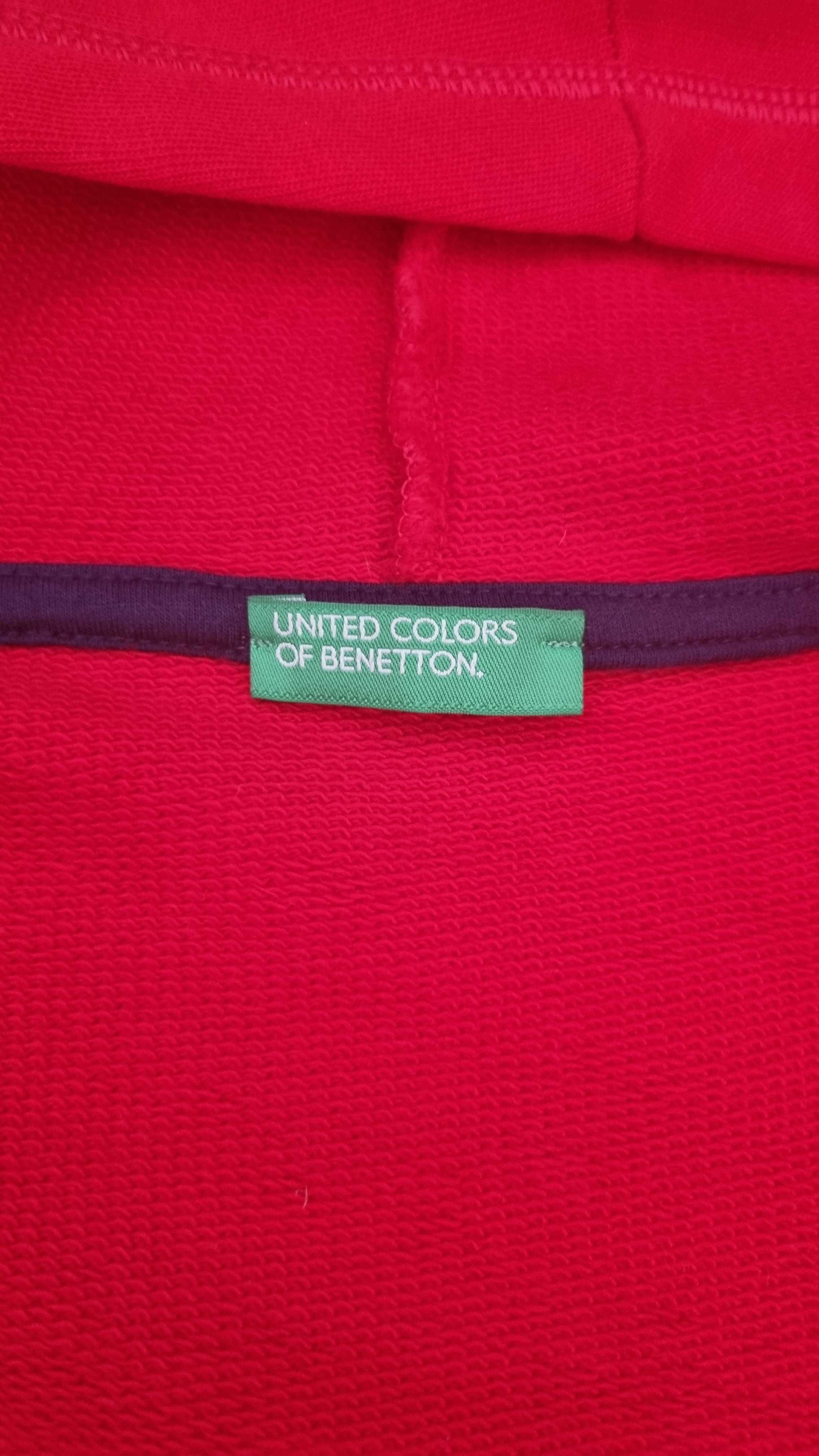 Casaco Benetton vermelho com azul