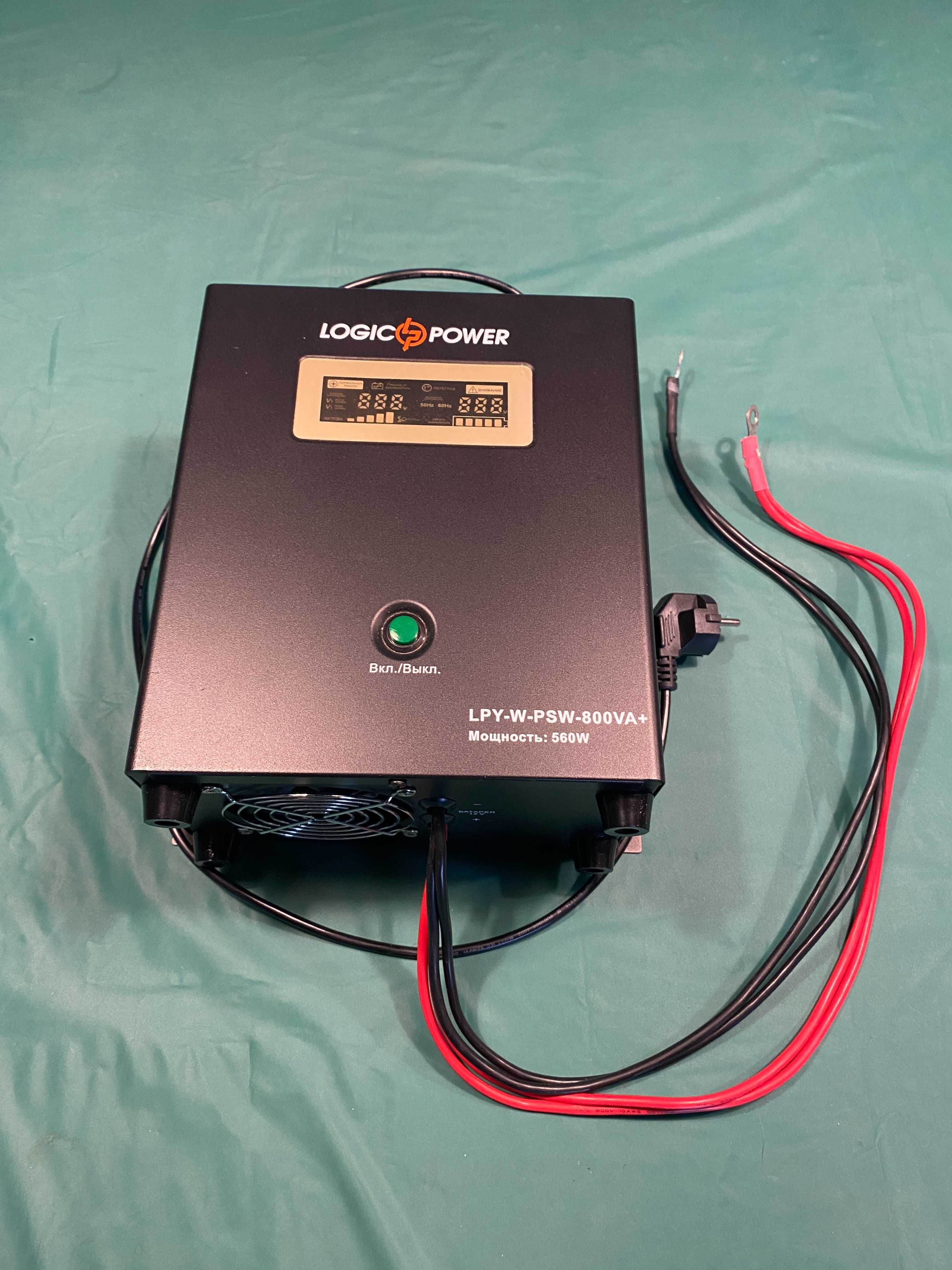 ИБП (ДБЖ) с правильной синусоидой 12V LPY-W-PSW-800VA+ (560Вт) 5A/15A