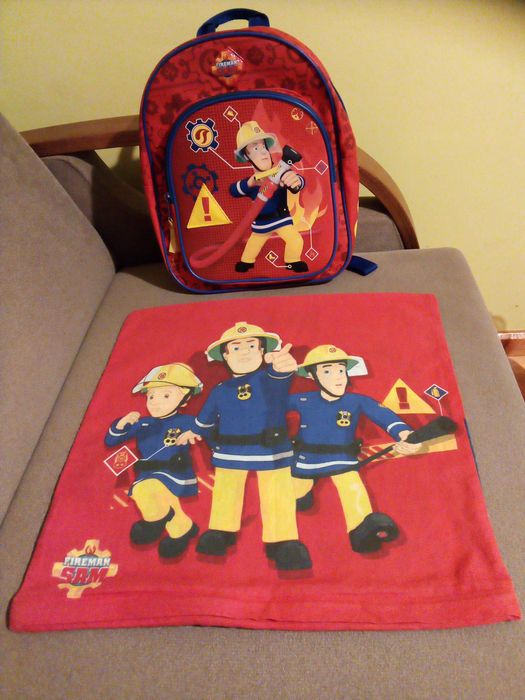 Plecak Strażak Sam i poszewka 40x40