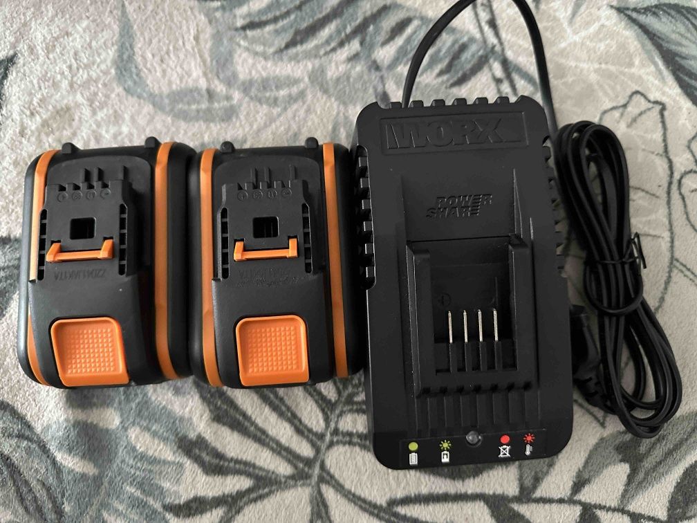 Baterii Worx 4,0Ah/20V z ładowarką