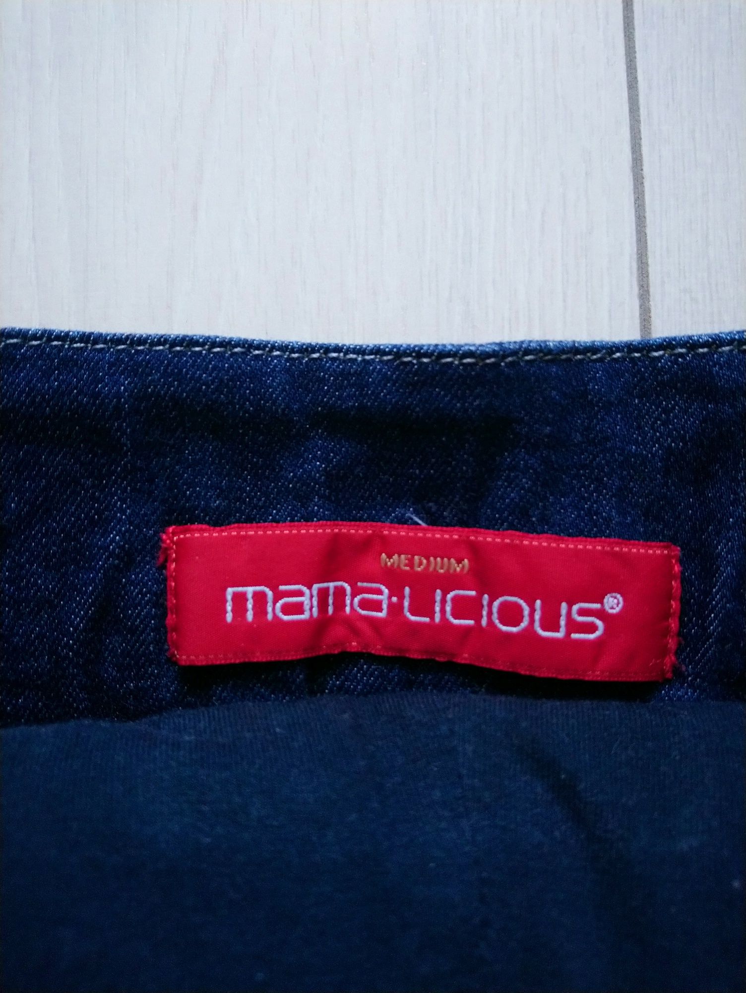 Джинсова спідниця для вагітних Mama licious M розмір