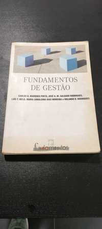 Vendo livro "Fundamentos de Gestão" da Editorial Presença