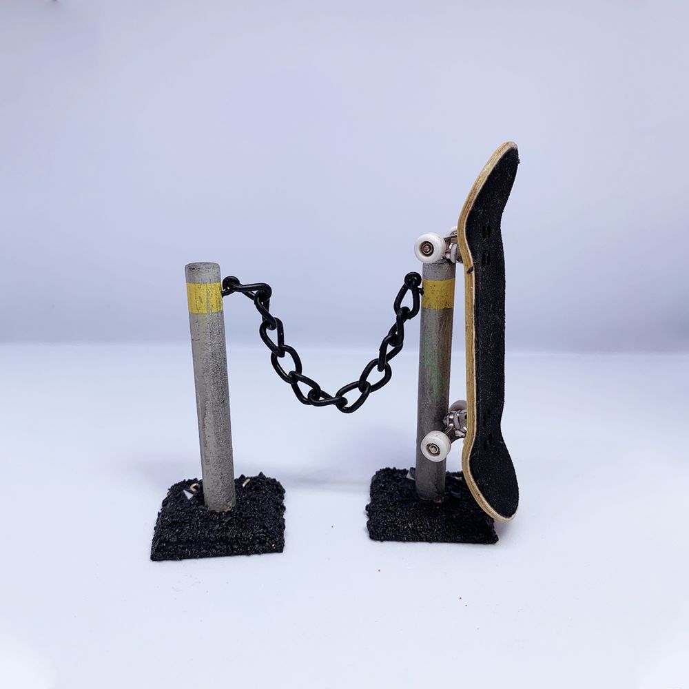 Obstáculos fingerboard - Postes de Segurança