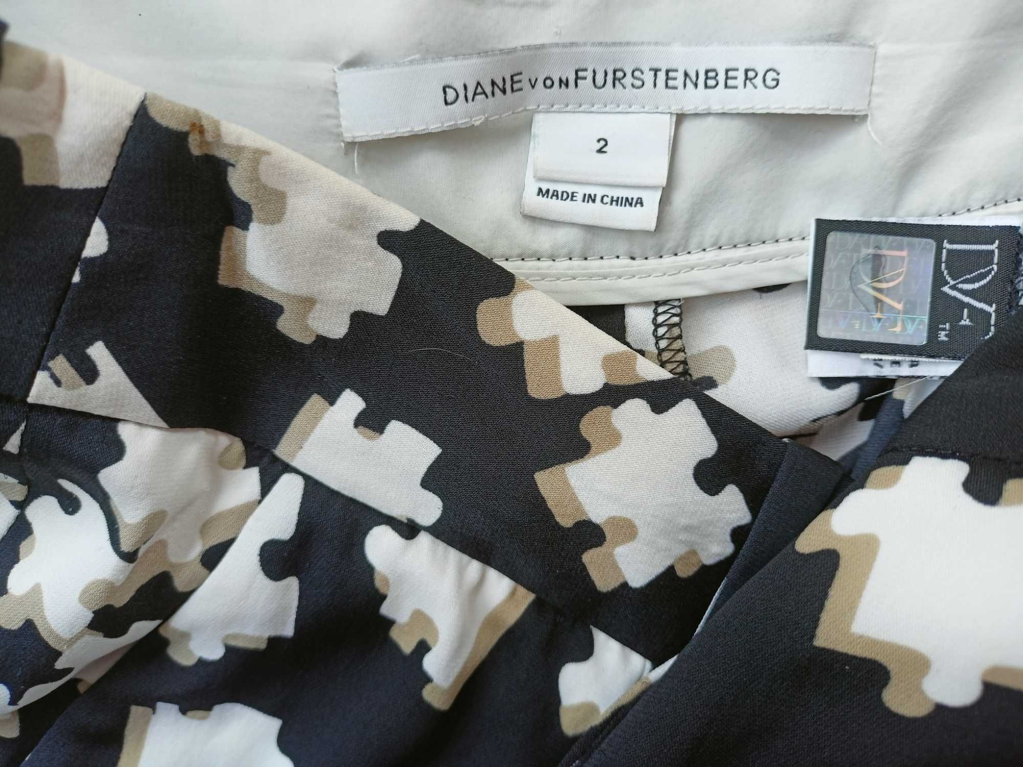 Diane von Furstenberg kobiece cygaretki we wzory 36