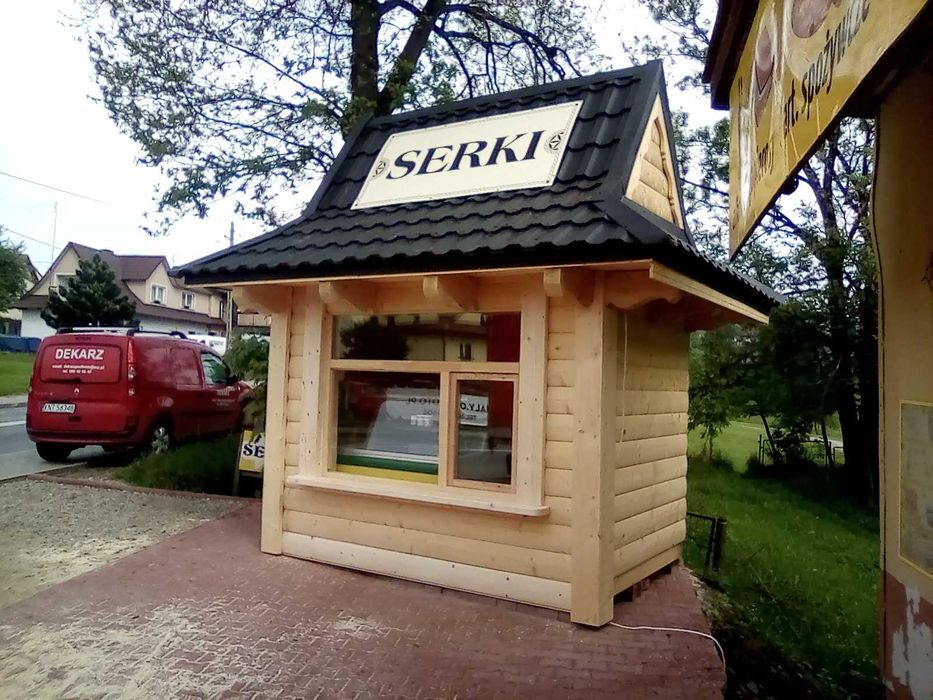 Domek drewniany , Dom szkieletowy całoroczny 25cm ściana