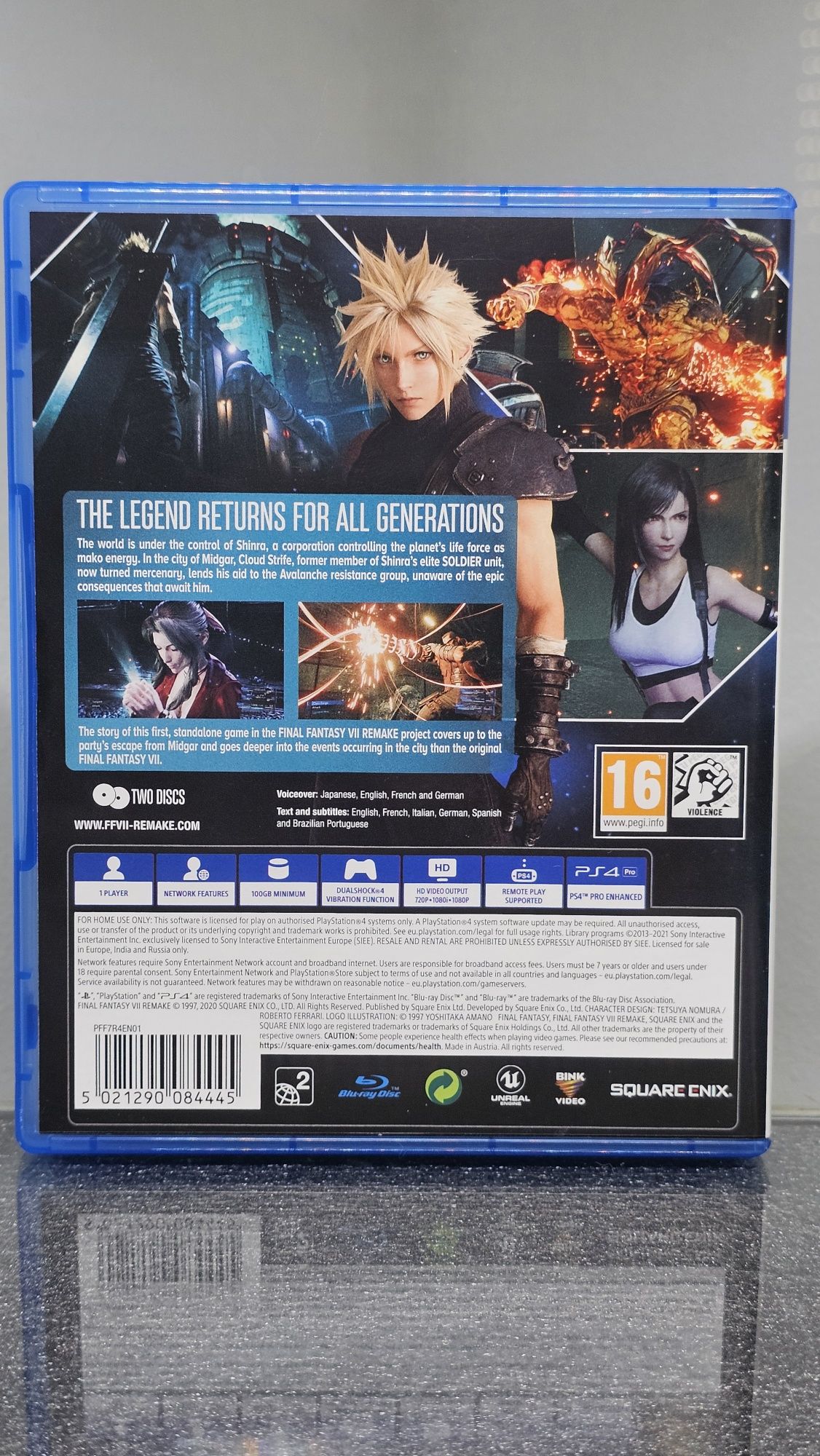 Final Fantasy VII 7 Remake PS4 Playstation 4