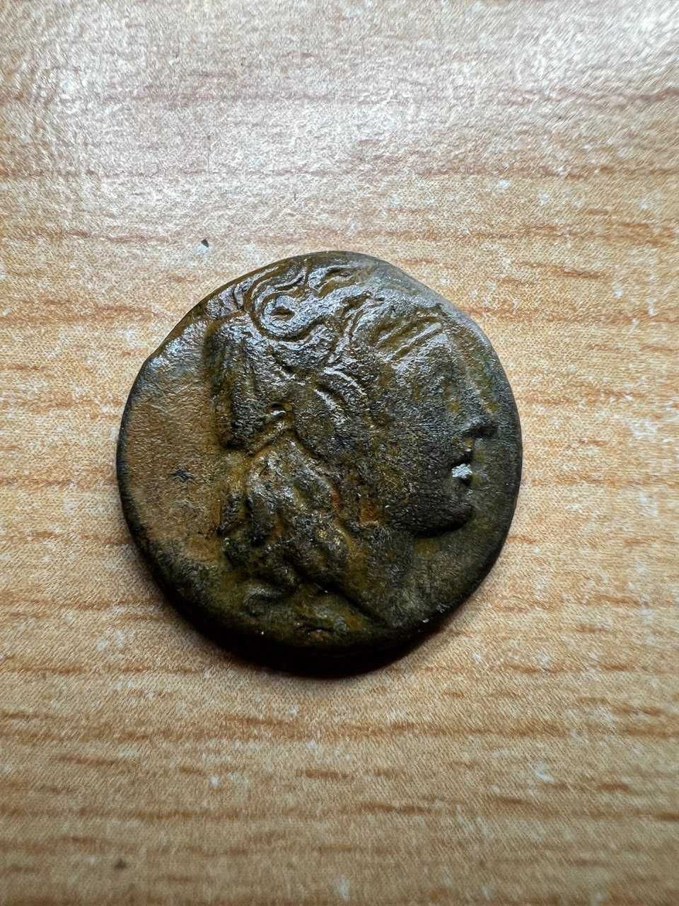 Античная монета, о.Сицилия, Сиракузі (287-278 г. до н.є.)