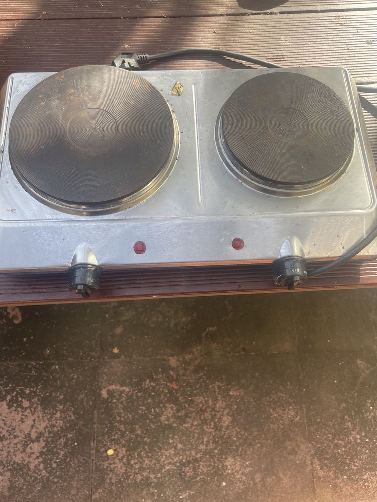 Placa electrica de 2 bicos