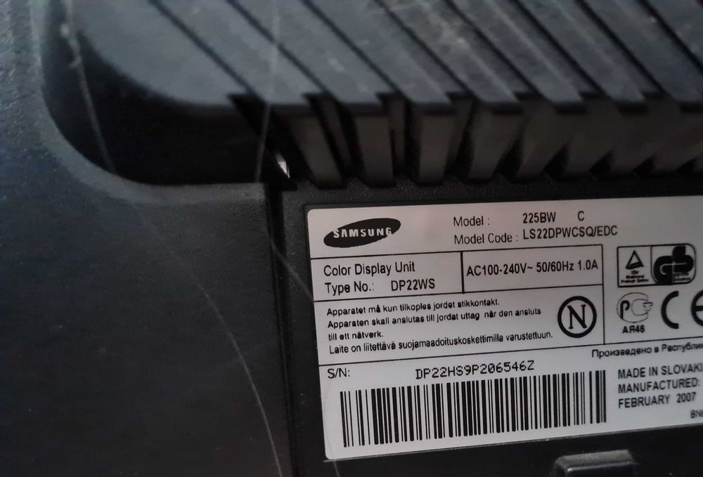 Monitor Samsung 22"