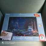 Nowe puzzle Schmidt Kinkade Kopciuszek 1000 plus mata