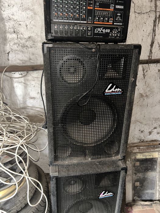 Zestaw nagłosnienia LDM+ powermikser Yamaha. Zestaw estradowy.