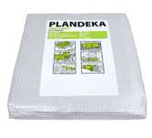 Plandeka ZBROJONA przeźroczysta 5x5m mocna 5 x 5 m 100g UV do warzywa
