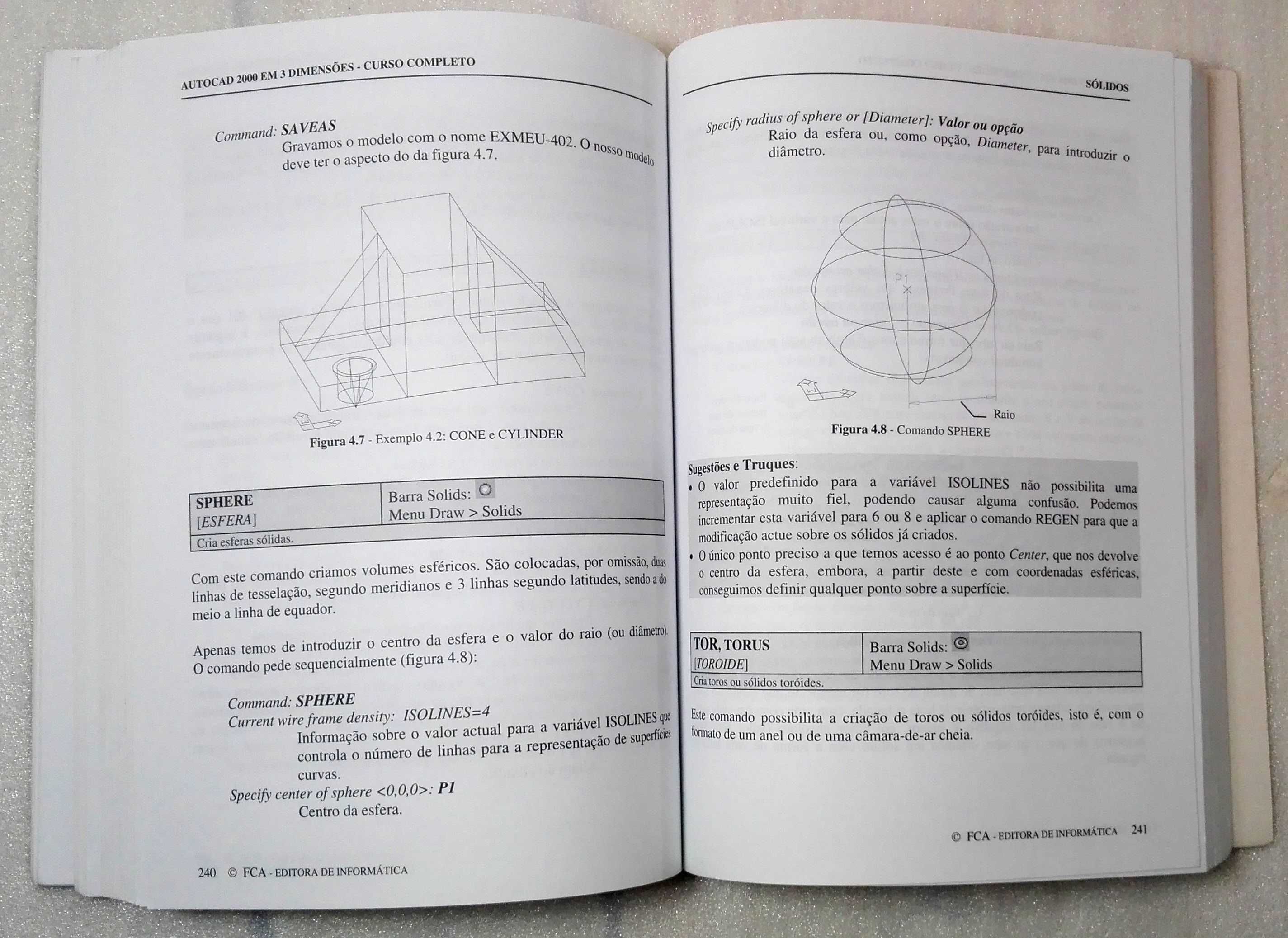 Livro AutoCAD 2000 em 3 Dimensões – Curso Completo