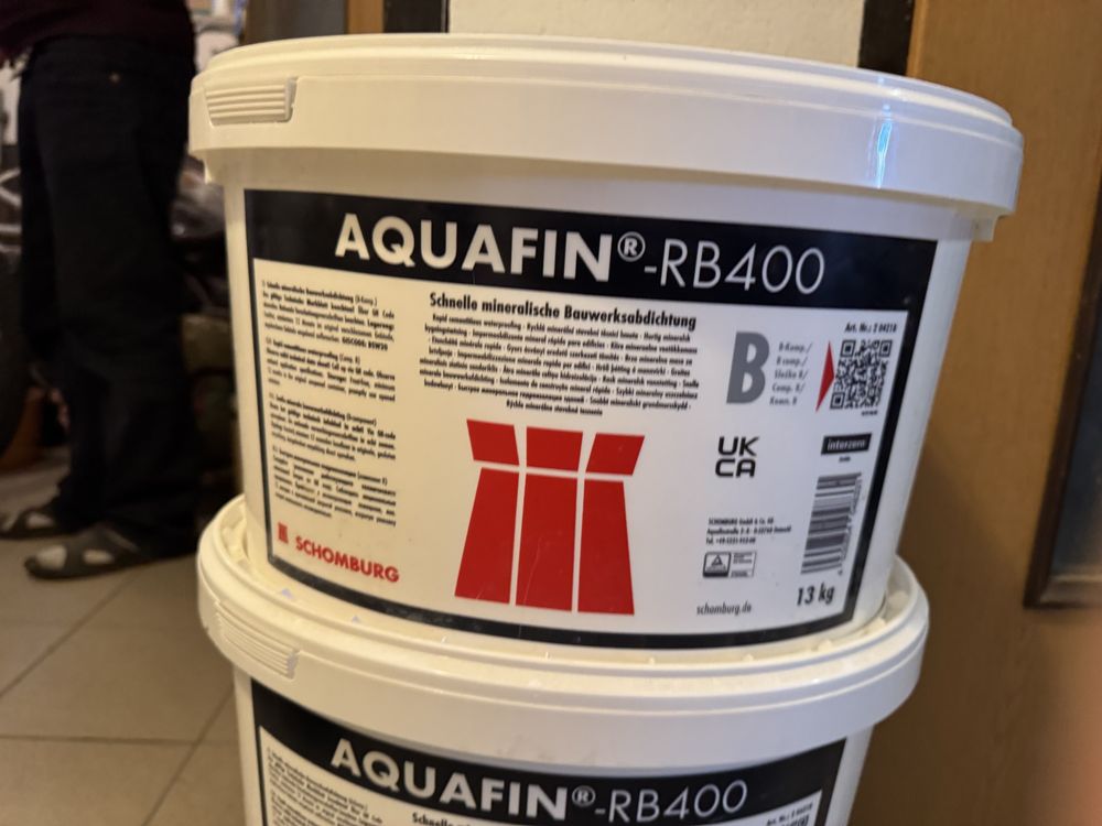 AQUAFIN-RB400 hybrydowa hydroizolacja reaktywna taras fundament 32.5kg