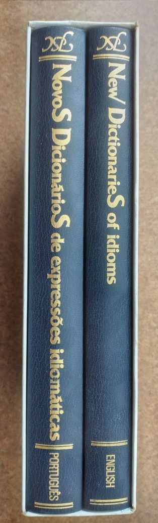 Dicionário expressões idiomáticas - 2 livros novos na caixa original
