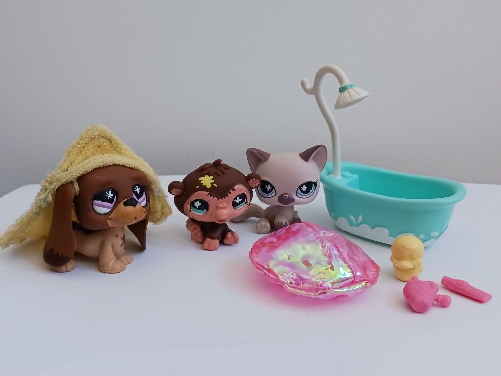 Littlest Pet Shop Conjunto Squeaky Clean Pets
