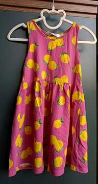 Sukienka w Cytrynki H&M, Rozmiar 98/104 - Bawełniana Radość na Lato