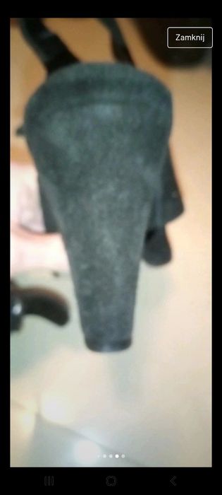 Sandały skòrzane z zakrytymi palcami/39