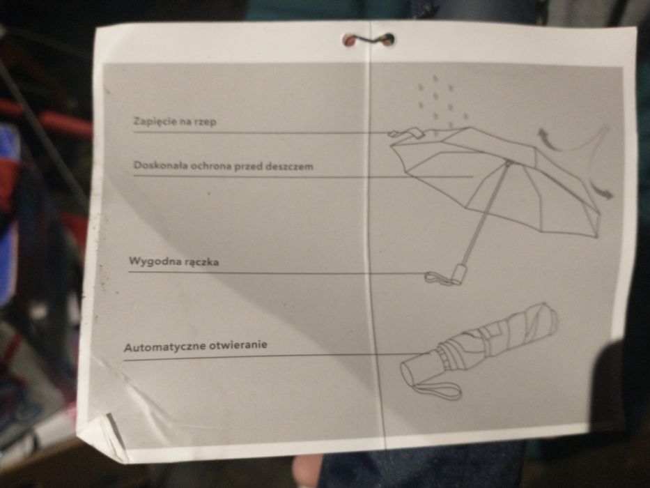 Nowa parasolka skladana