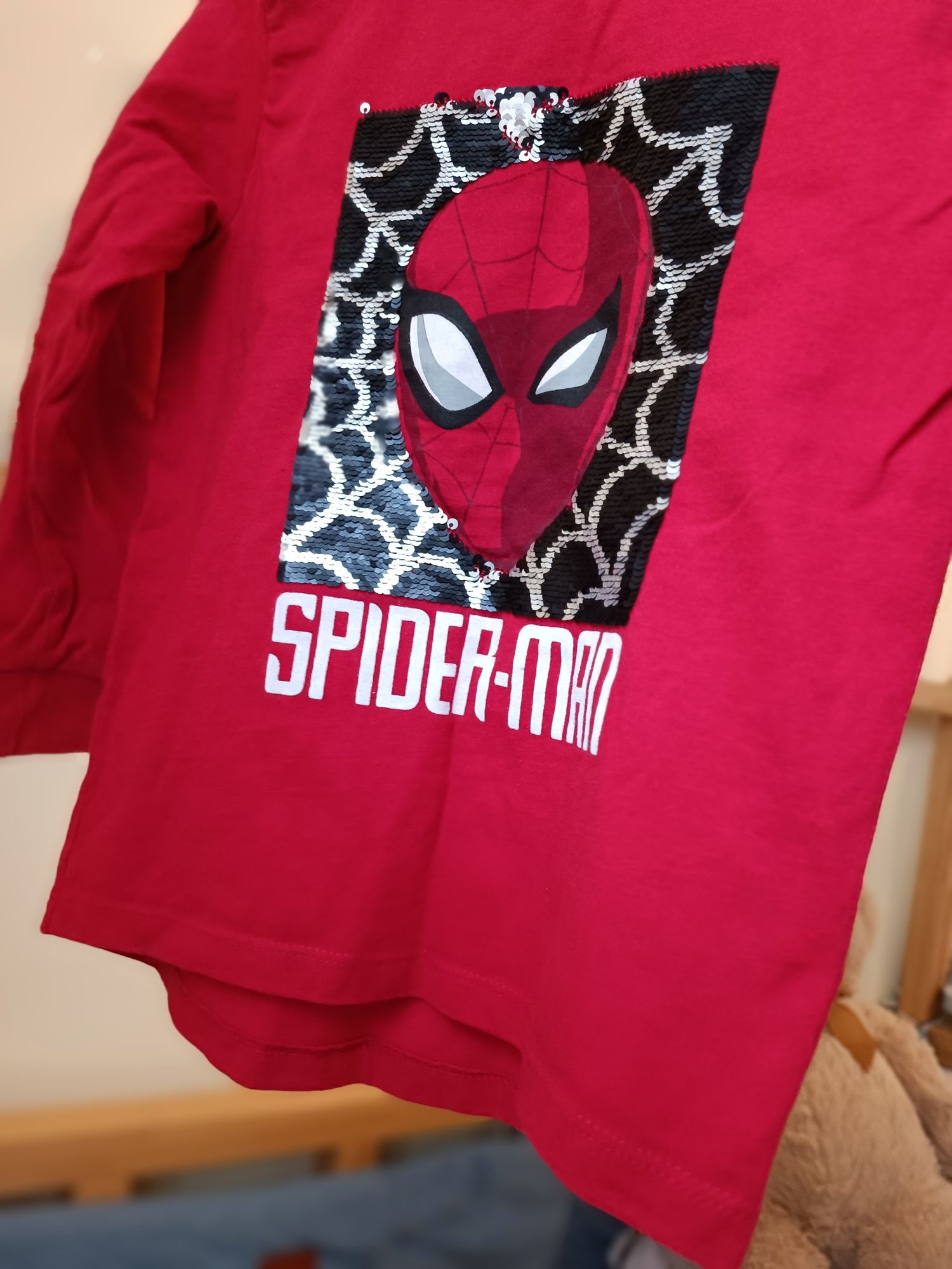 Bluzka z długim rękawem Spiderman, cool club , smyk, 110