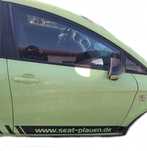SEAT LEON II 05-12 DRZWI PRAWE PRZÓD PRZEDNIE LS6E KOMPLETNE
