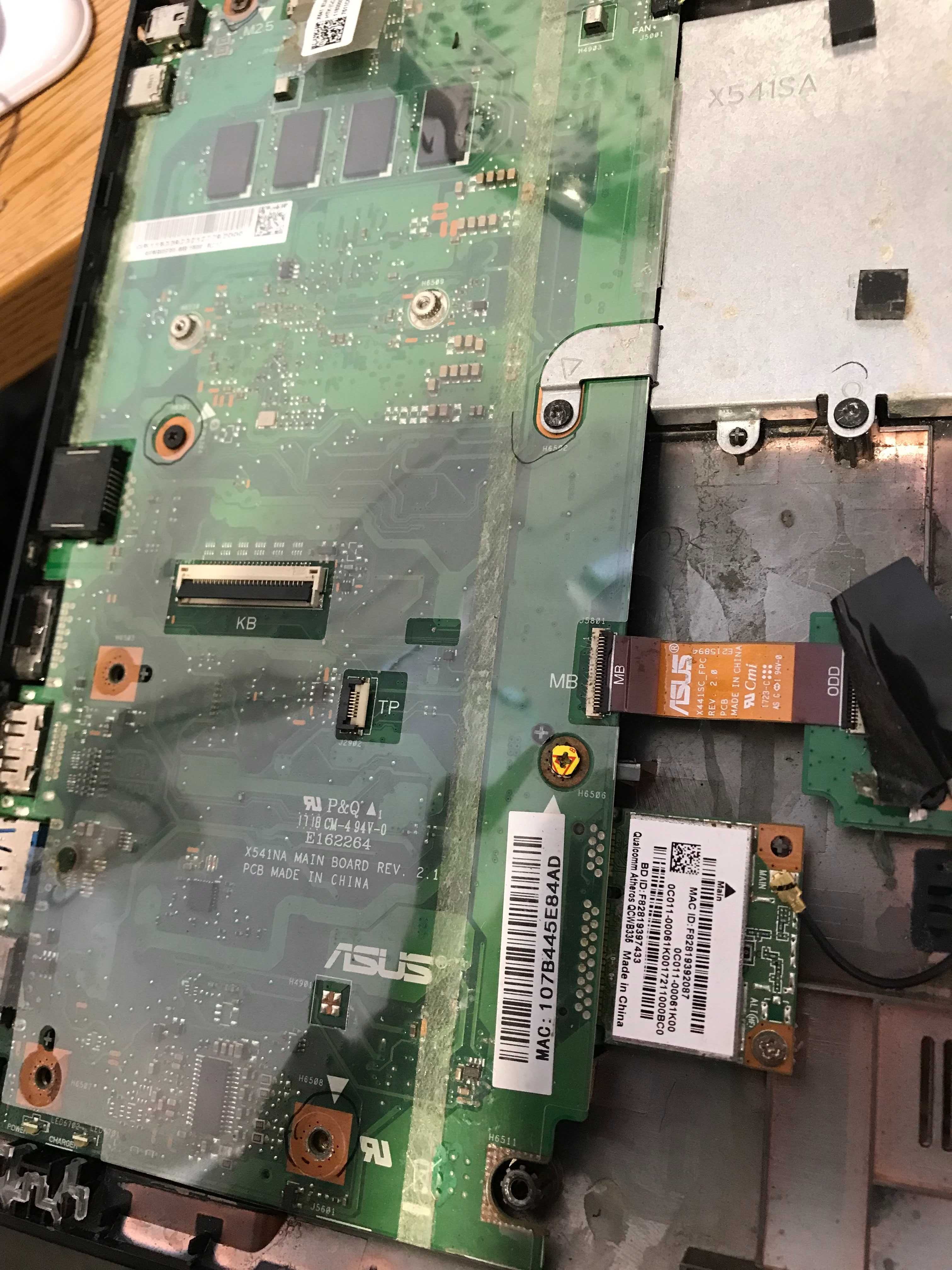 portátil Asus F541N - peças