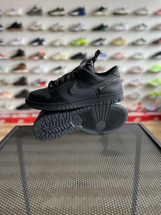 Оригінал!Кросівки Nike Dunk Low Gore-Tex “Triple Black”(HQ2053-001)