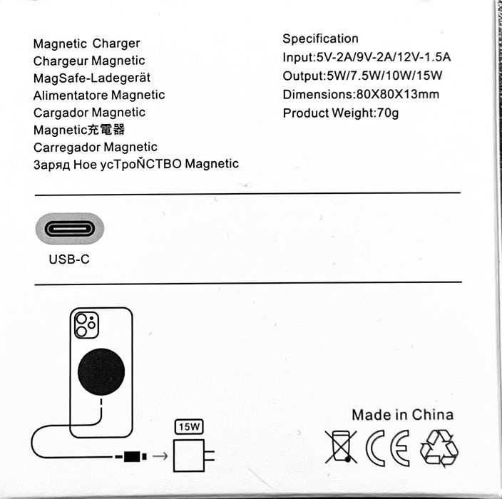 Ładowarka magnetyczna MagSafe 15W do iPhone