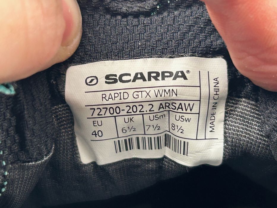 Оригінал! Кросівки Scarpa Rapid Gore Tex 40 розмір MM1141