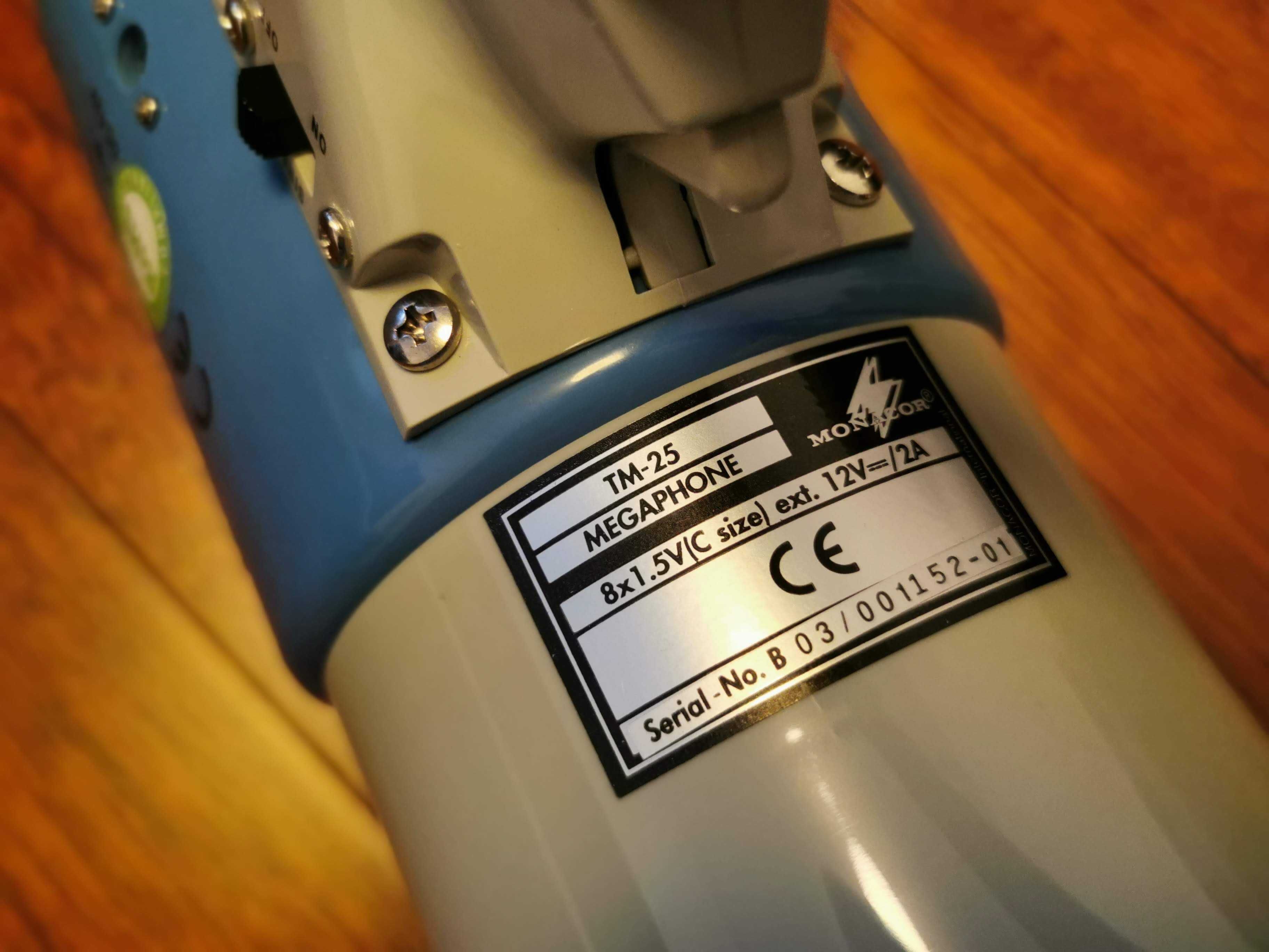 Megafon MONACOR TM-25 głośnik syrena