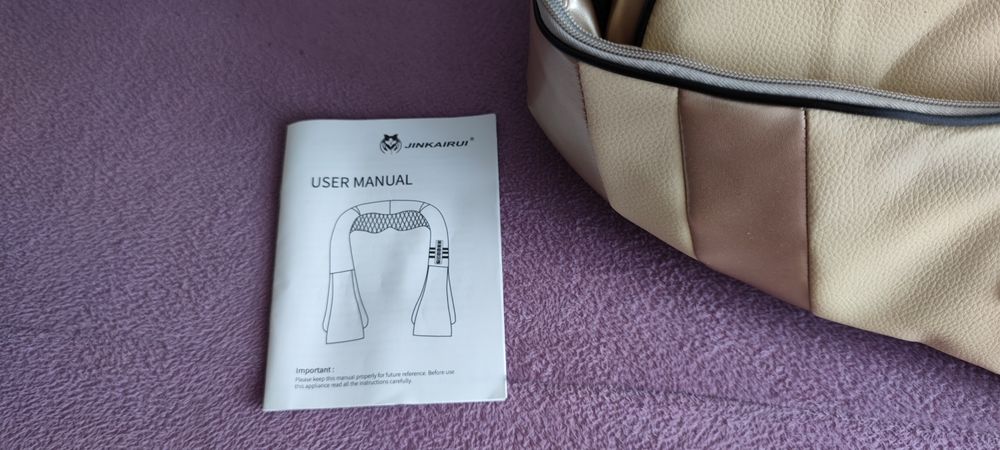 Masażer elektryczny shiatsu do pleców nóg stóp ciała szyi łydek ud ram
