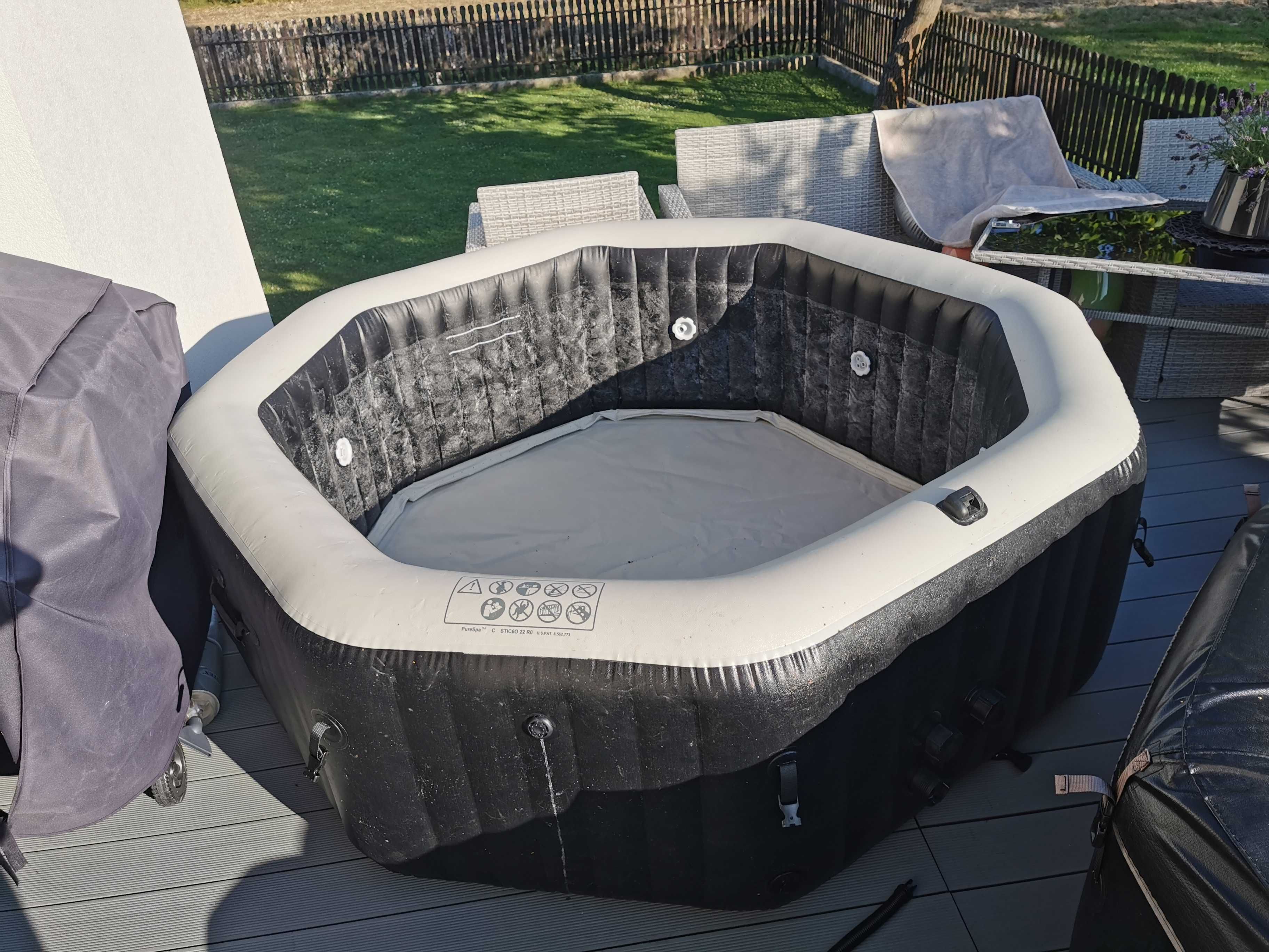 jacuzzi intex pure spa 6 osobowe 1100l niecka