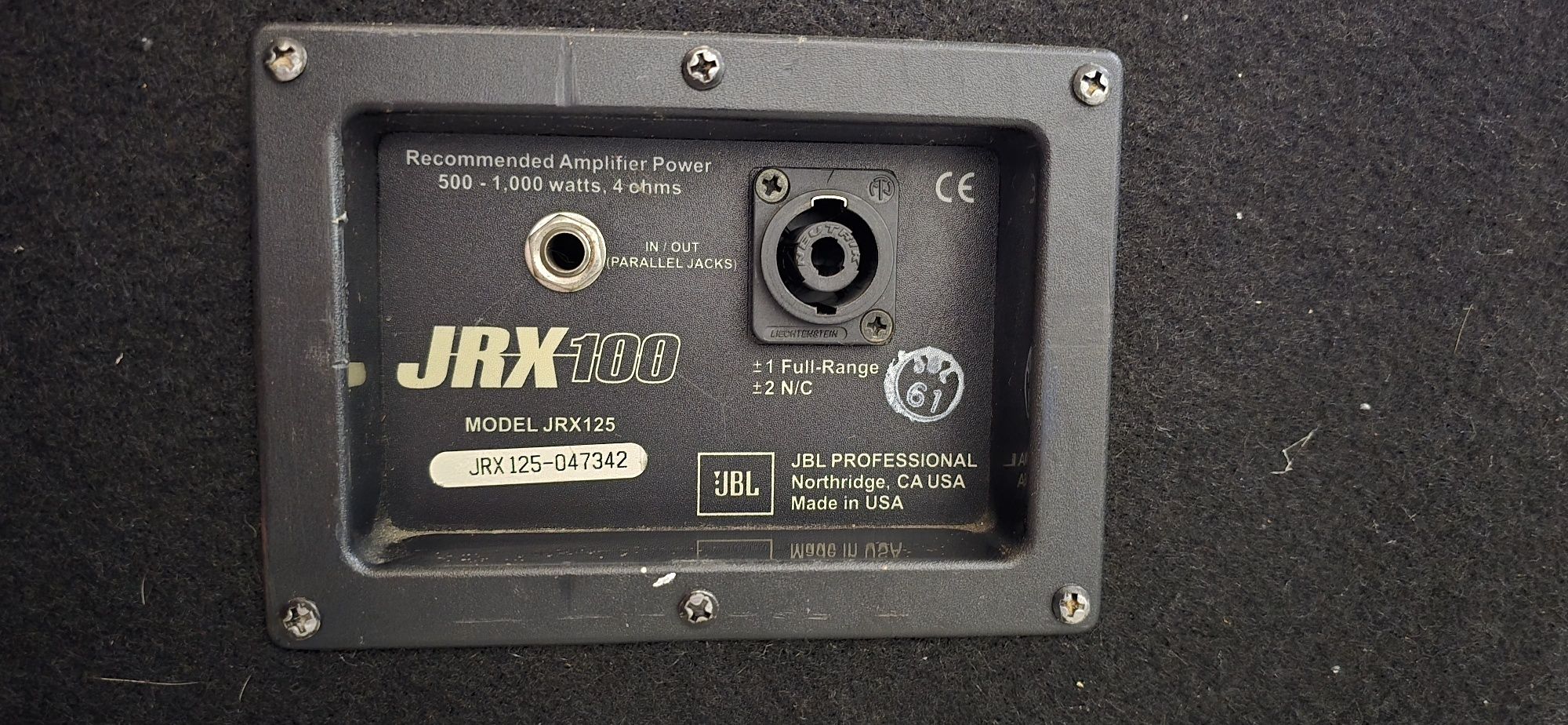 Kolumny jbl jrx 125