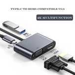 Hub Хаб 4в1 для Macbook Ноутбуків HDMI USB 3.0 TypeC Хаб HUB 4