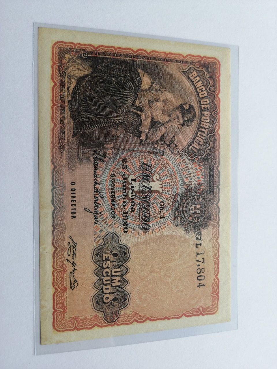 Nota 1 escudo 1920