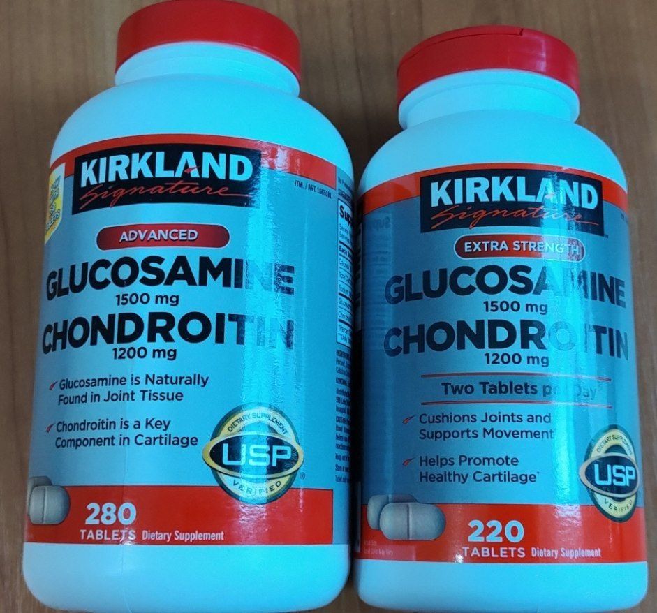 Глюкозамин+МСМ Хондроитин Kirkland США Glucosamin Киркланд витамины