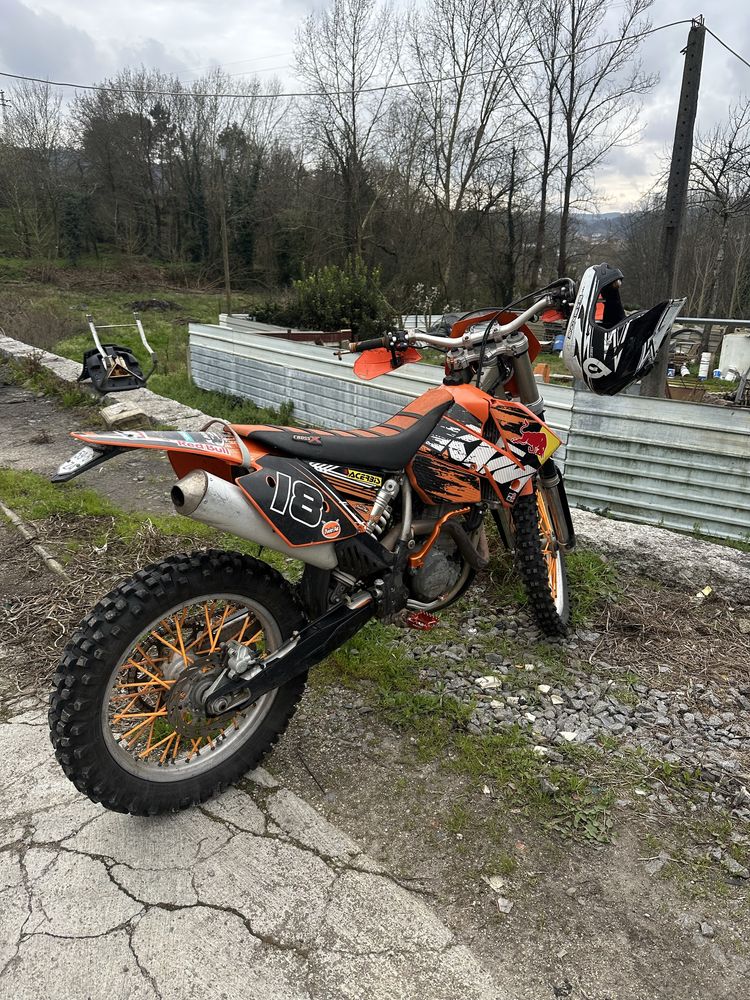 KTM 450 exc Matriculada com motor de Arranque